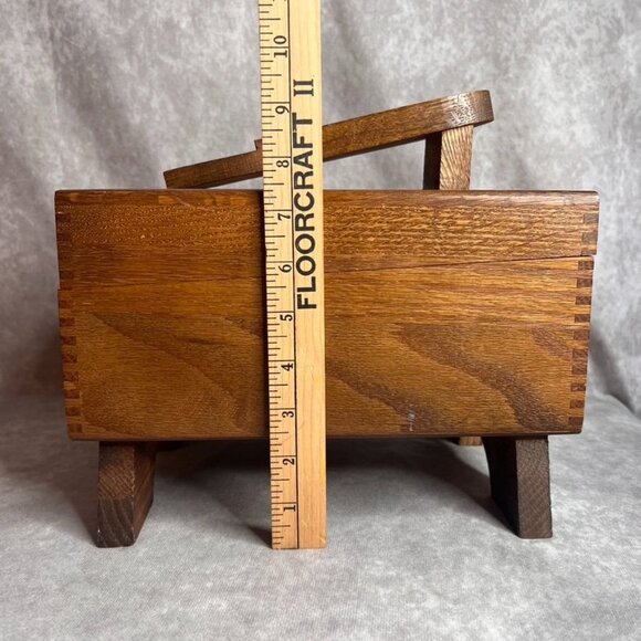 VTG Kiwi Genuine Oak Shoe Server Valet Caddy Shoe Shine Handle & Contents READ - Picture 4 of 14